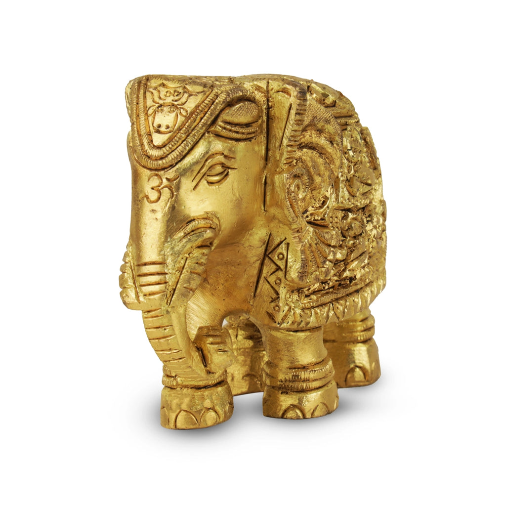 Brass Elephant Figurine