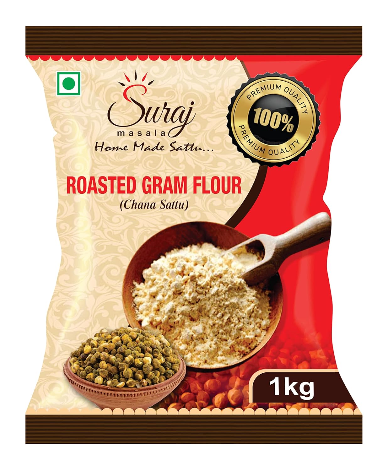 Chana Sattu (Roasted Gram Flour)