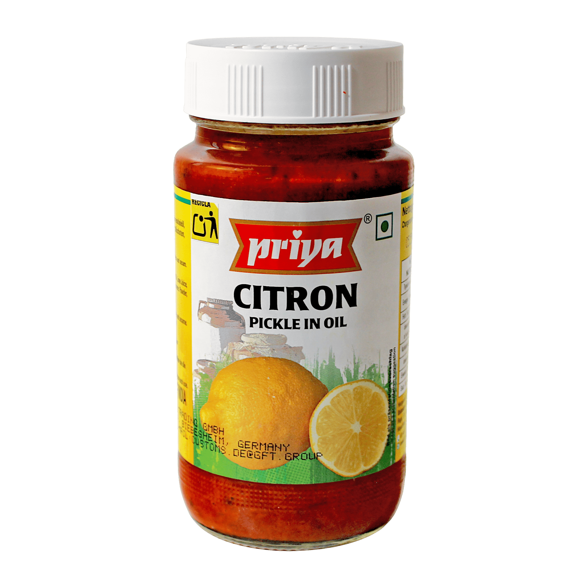 Citron Pickle in Oil