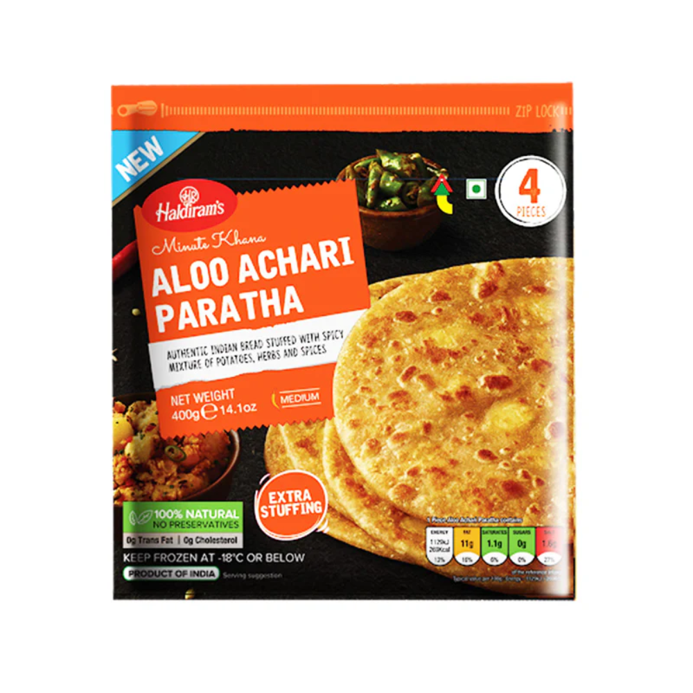 Frozen Achari Paratha