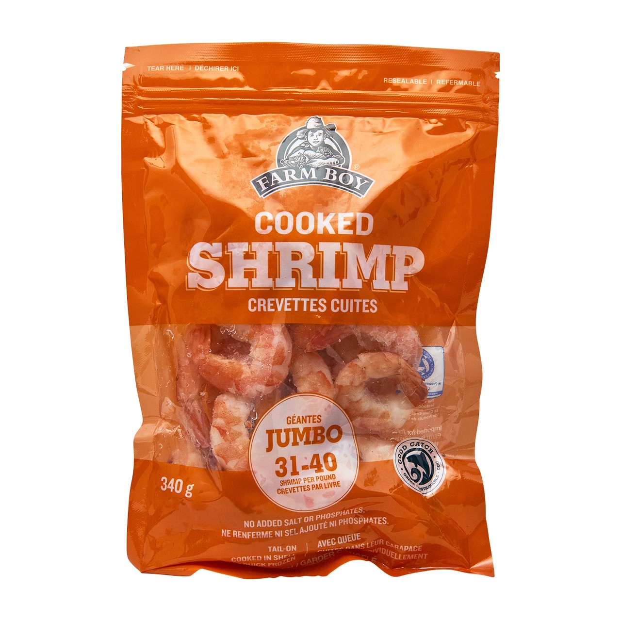 Frozen Cooked Shrimp 31/40