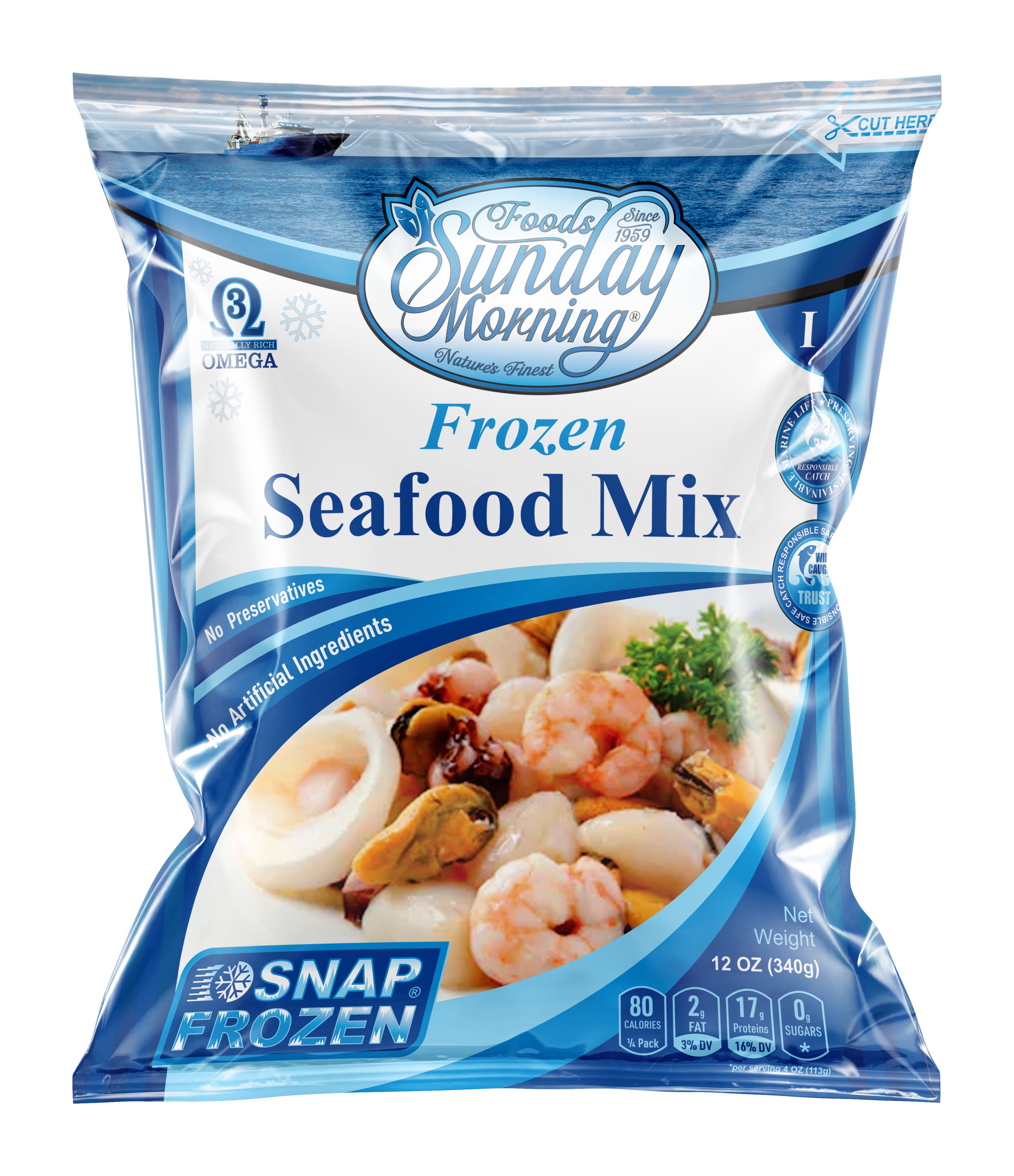 Frozen Seafood Mix (Shrimp Mix)