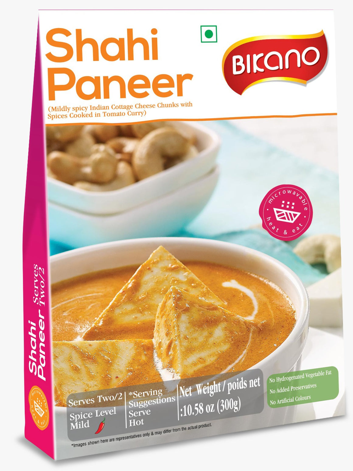 Frozen Shahi Paneer (Ready Curry)