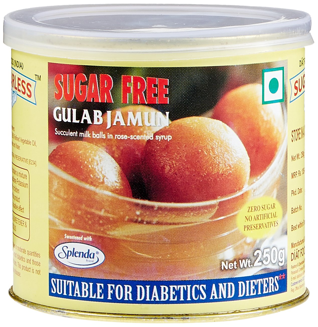 Gulab Jamun, Sugar Free