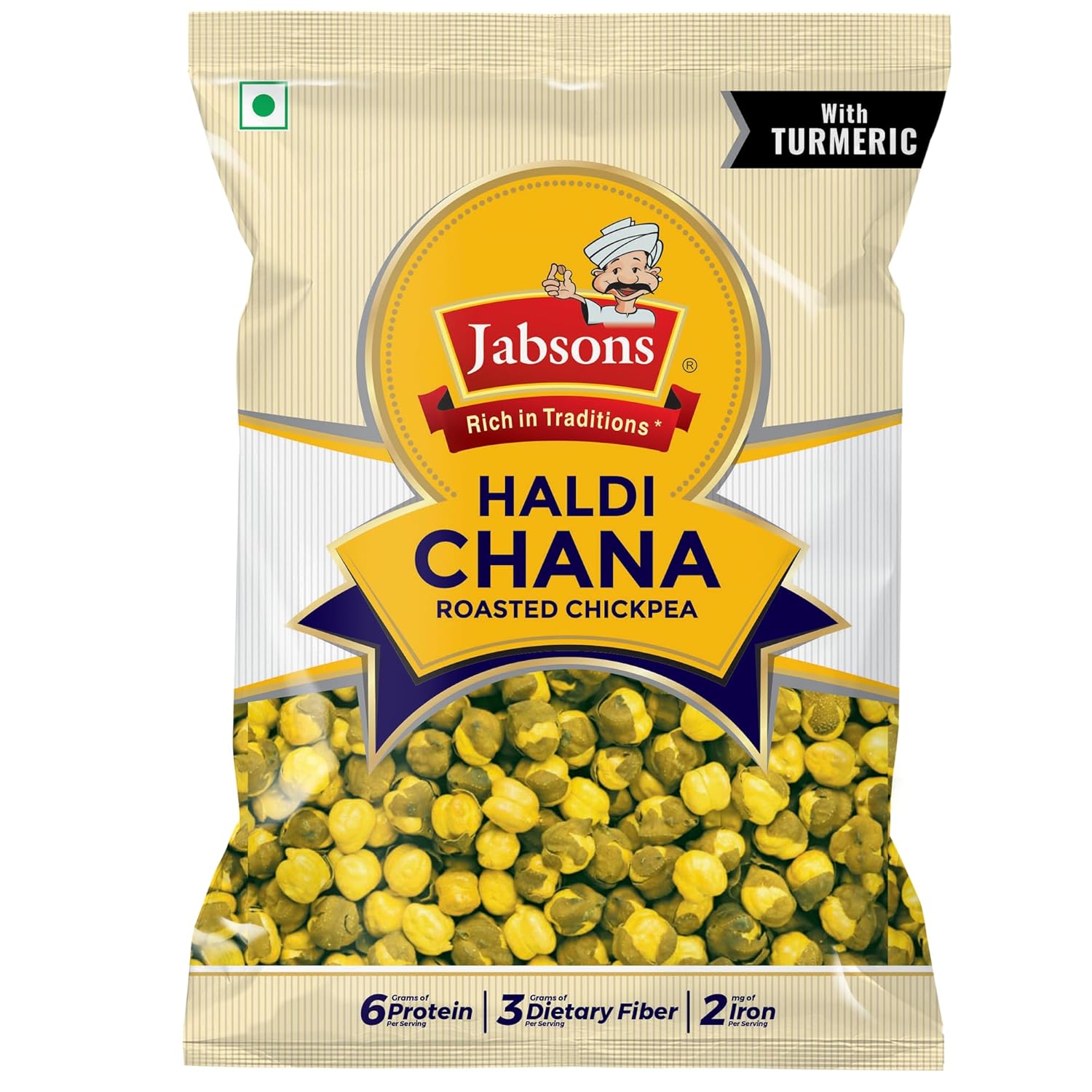 Haldi Chana (Turmeric Coated Chickpea Snack)