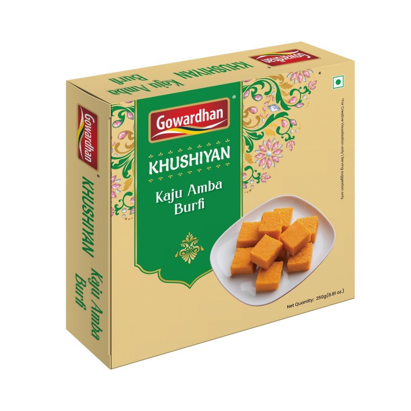 Kaju Amba (Mango) Burfi