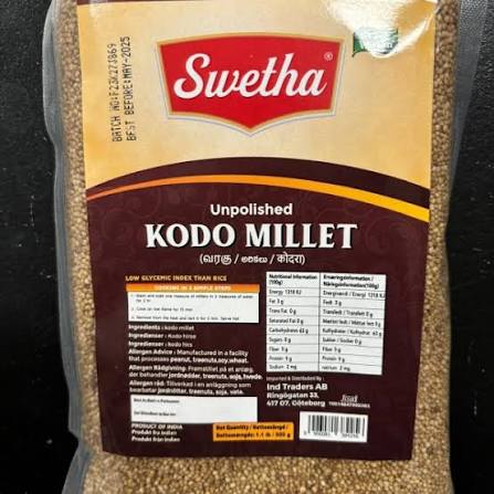 Kodo Millet