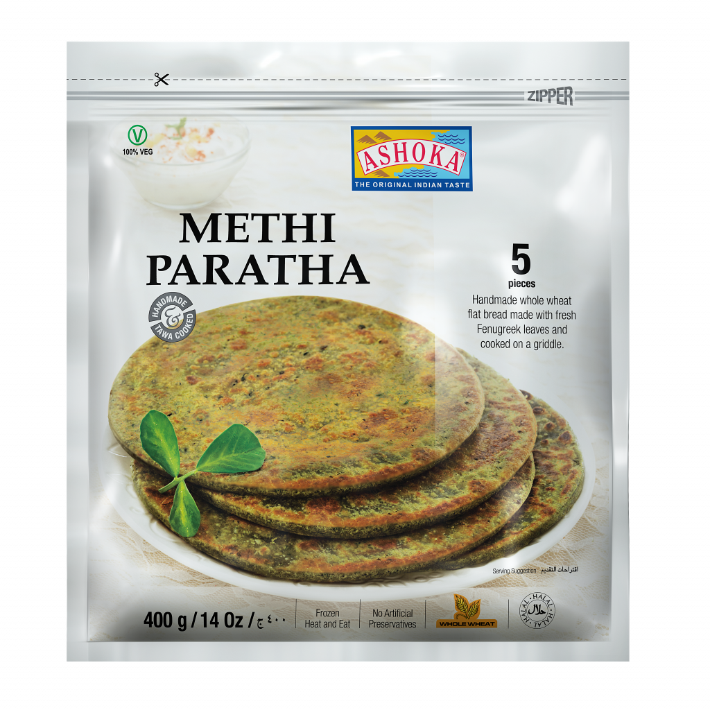 Methi Paratha, Frozen