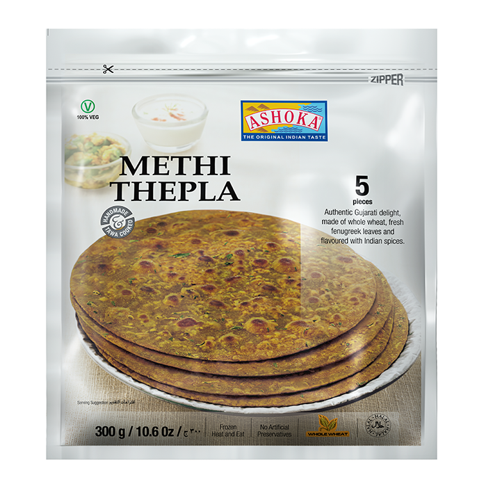 Methi Thepla, Frozen