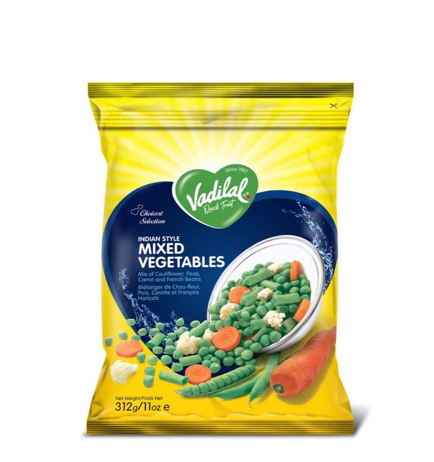 Frozen Mixed Vegetables (Vadilal)