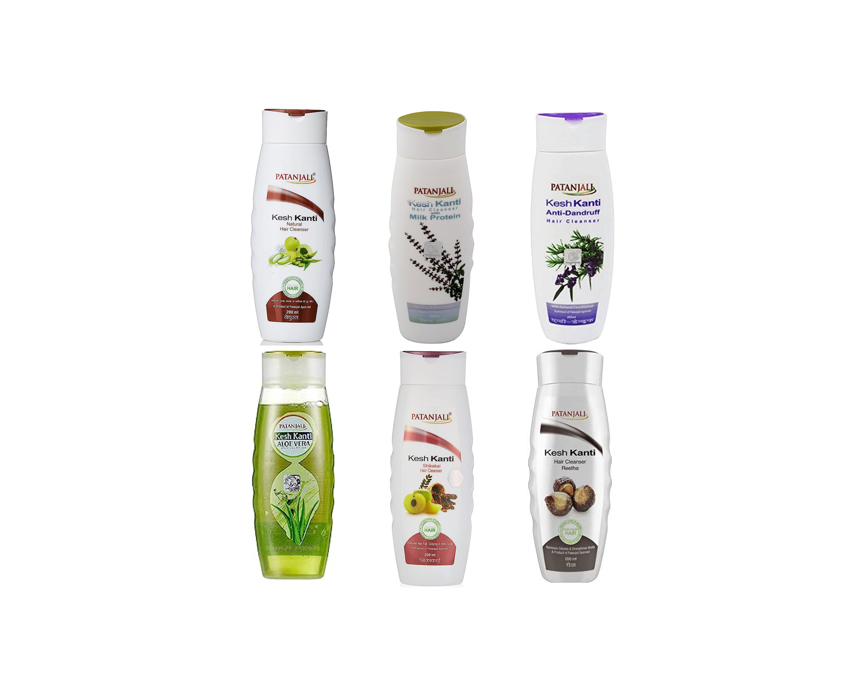 Patanjali Ayurvedic Herbal Shampoo (assorted variants)