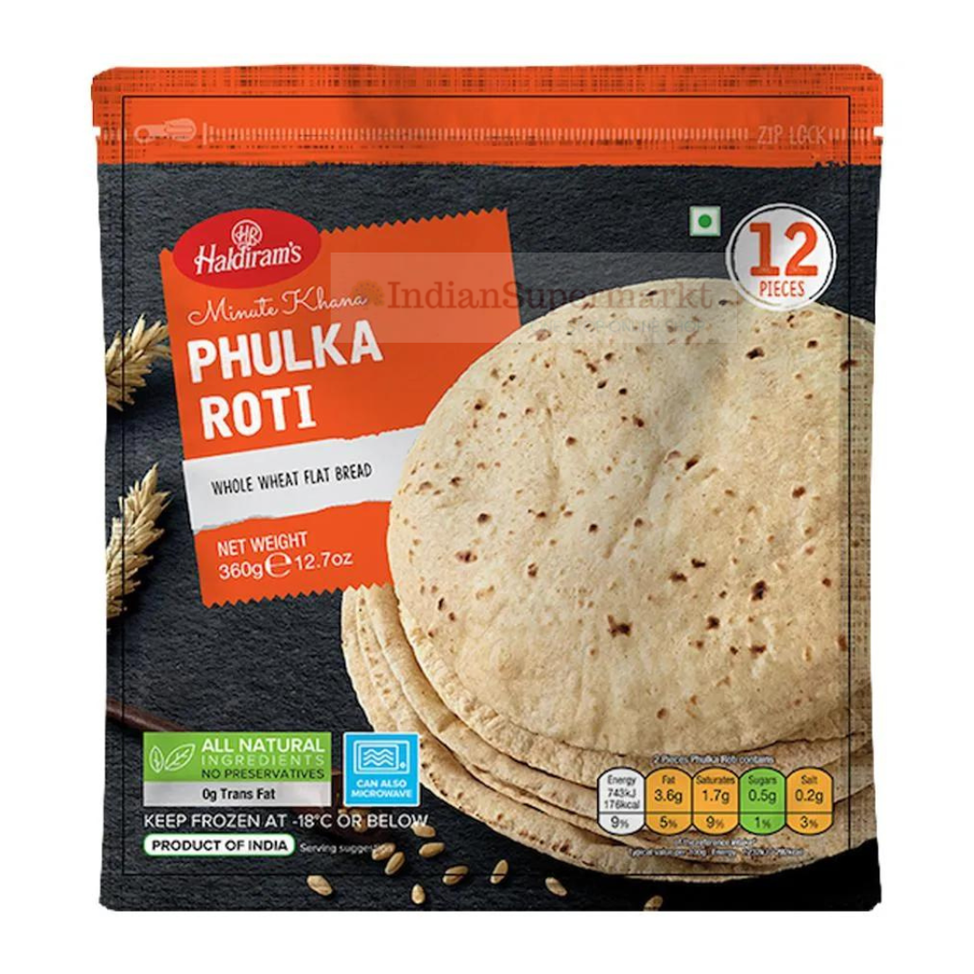 Phulka Roti, Frozen