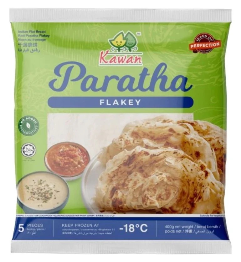 Flakey Paratha, Frozen (Kawan)