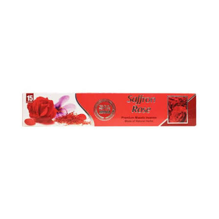 Saffron Rose Incense Sticks