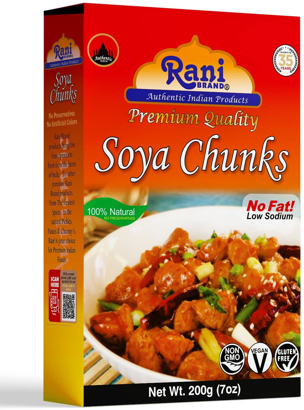Soya Meat Chunks, Frozen