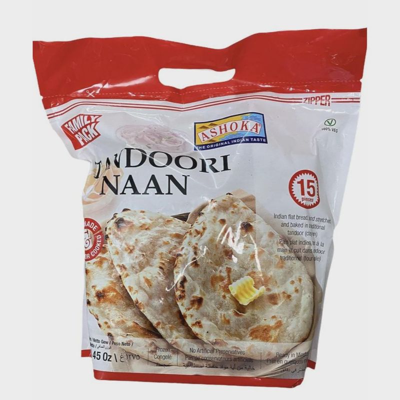 Tandoori Naan, Plain, Frozen