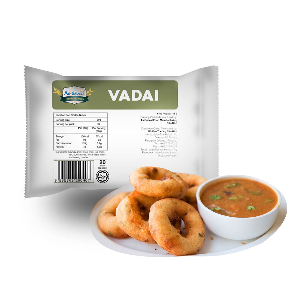 Urad Vadai Rolls, Frozen