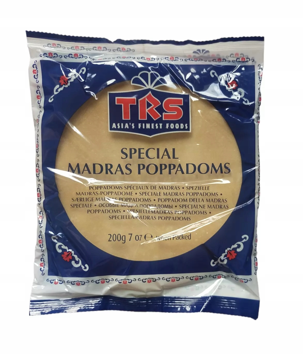 TRS Madras Papadoms 200g - VideoSpeed Online Grocery Store Stockholm