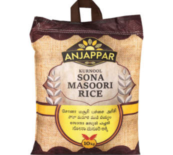 Anjappar Kurnool Sona Masoori Rice 10Kg